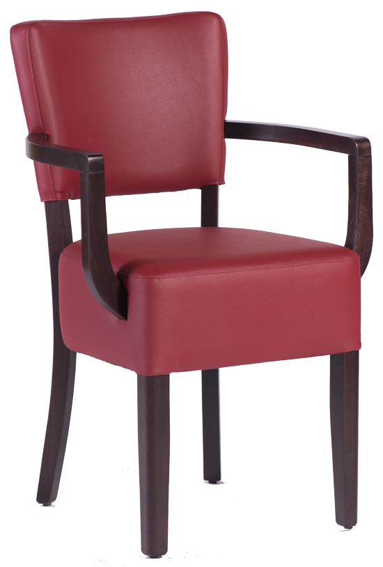 Stolica Massimo crvena sa rukonaslonom